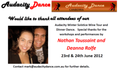 Nathan and Deanna workshops 2012