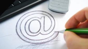 Graphic indicating social media